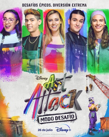 Series: ART ATTACK: MODO DESAFÍO, UNA NUEVA SERIE CON RETOS ARTÍSTICOS ÉPICOS, LLEGARÁ A DISNEY+ EL 26 DE JULIO