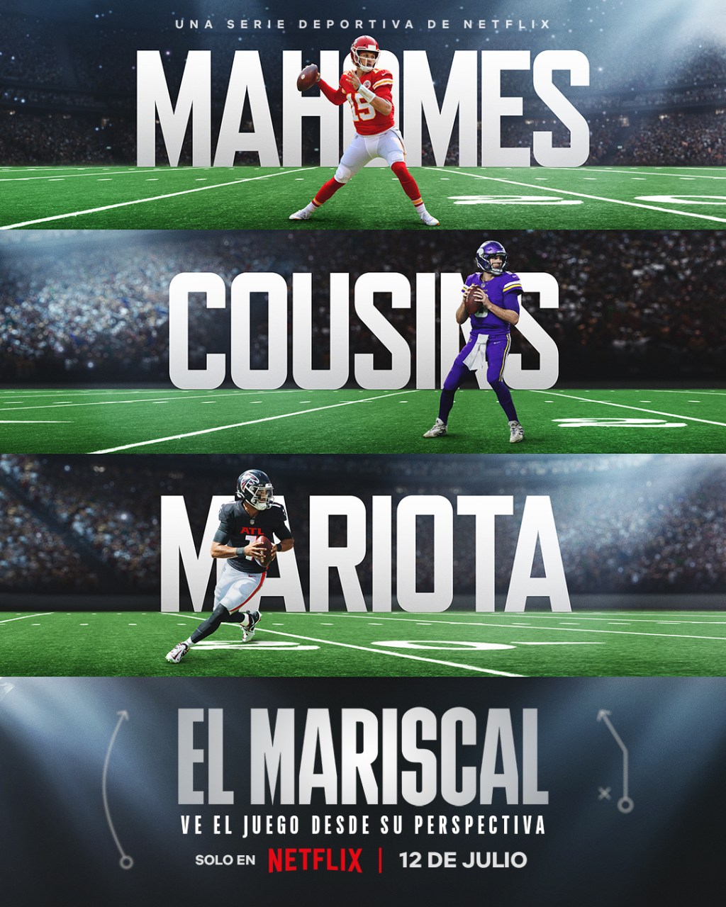 Deportes: ESTRENO DE SERIE DE LA NFL ‘QUATERBACK’ POR&nbsp;NETFLIX
