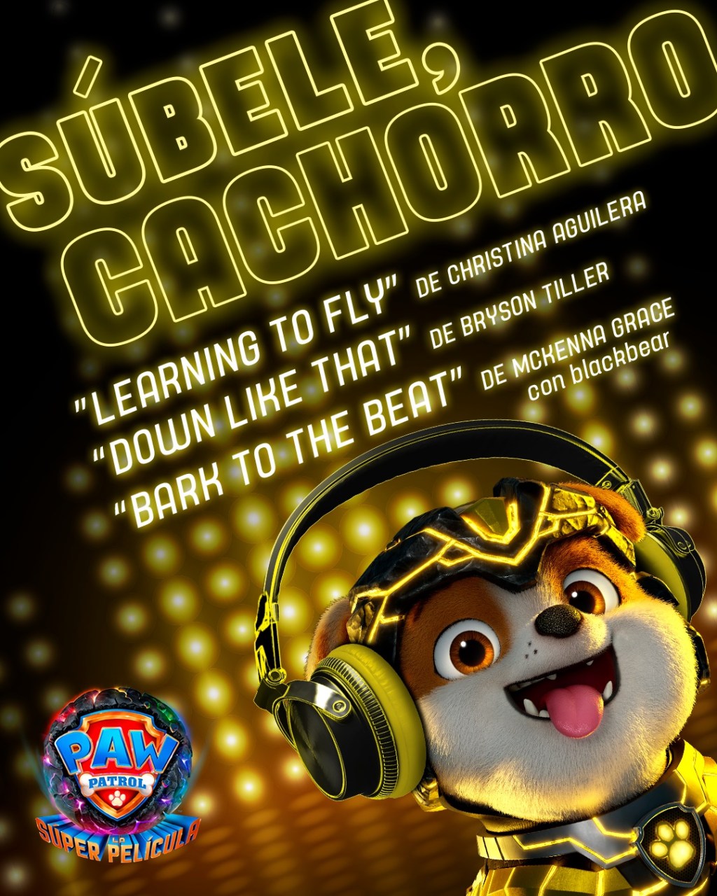 Noticias: PAW PATROL: LA SÚPER PELÍCULA CON CANCIONES ORIGINALES CHRISTINA AGUILERA, BRYSON TILLER, MCKENNA GRACE Y&nbsp;BLACKBEAR