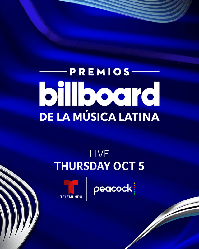Televisión: UN NUEVO GRUPO DE ESTRELLAS DE TALLA INTERNACIONAL CANTARÁN EN LOS PREMIOS BILLBOARD DE LA MÚSICA LATINA 2023, EL 5 DE OCTUBRE POR&nbsp;TELEMUNDO