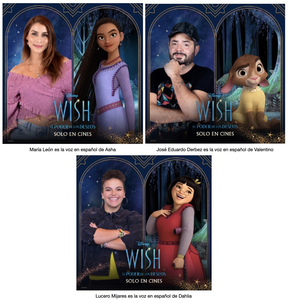 Cine: MARÍA LEÓN, JOSÉ EDUARDO DERBEZ Y LUCERO MIJARES PRESTAN SU VOZ PARA LA VERSIÓN EN ESPAÑOL PARA AMÉRICA LATINA DE WISH: EL PODER DE LOS&nbsp;DESEOS