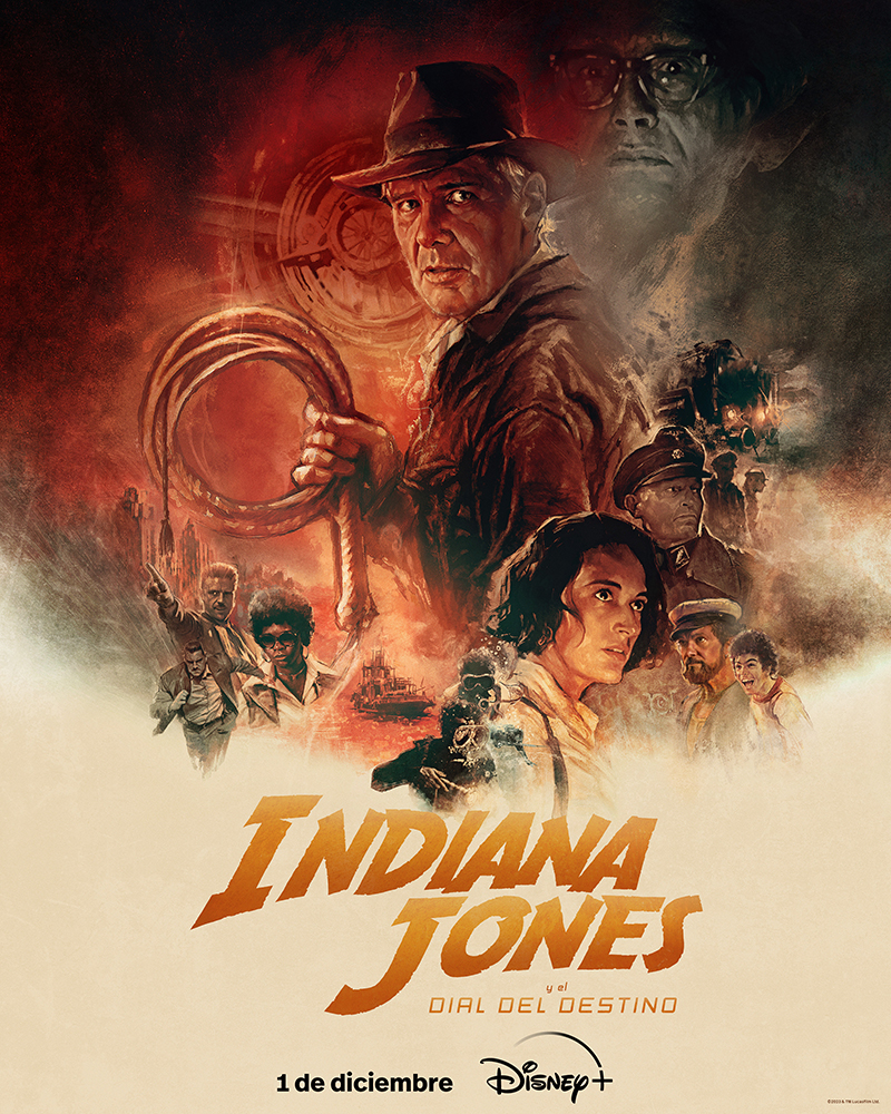 Cine: INDIANA JONES Y EL DIAL DEL DESTINO DE LUCASFILM, PROTAGONIZADA POR HARRISON FORD Y PHOEBE WALLER-BRIDGE, ESTRENA EL 1 DE DICIEMBRE EXCLUSIVAMENTE EN&nbsp;DISNEY+