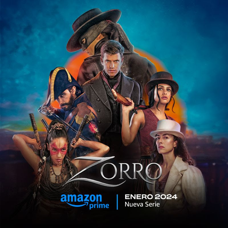 Series:  ¡EL NUEVO Y ESPECTACULAR «ZORRO» LLEGA A PRIME VIDEO EN&nbsp;ENERO!