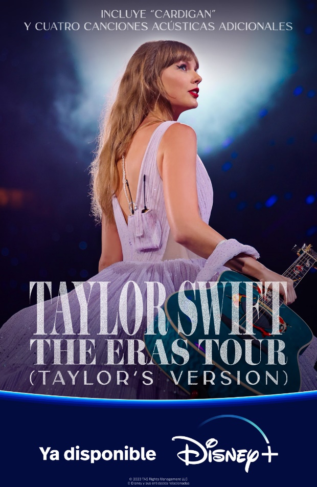 Noticias: TAYLOR SWIFT: THE ERAS TOUR (TAYLOR’S VERSION) DEBUTA COMO EL ESPECIAL MUSICAL Nº1 DE LA HISTORIA DE DISNEY+