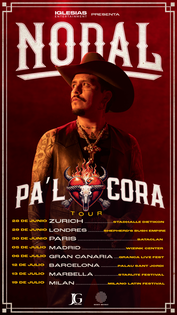 Música: CHRISTIAN NODAL PRESENTA SU GIRA EUROPEA PA´L CORA&nbsp;TOUR