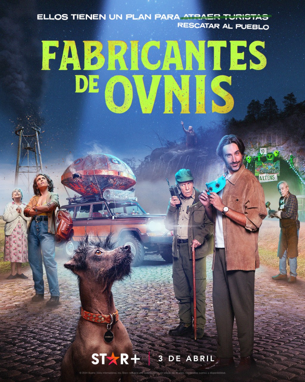 Noticias: EL 3 DE ABRIL LLEGA A STAR+ LA SERIE ORIGINAL DE COMEDIA “FABRICANTES DE&nbsp;OVNIS”
