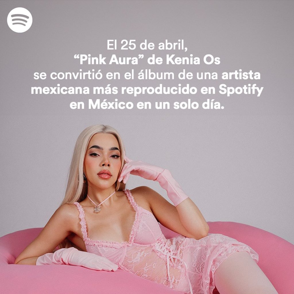 Música: KENIA OS ROMPE SU PROPIO RECORD POR TERCERA&nbsp;OCASIÓN