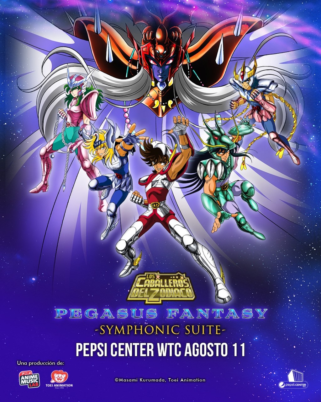 Noticias: [ANIME MUSICLAB] -PEGASUS FANTASY : SYMPHONIC SUITE- LLEGA EN AGOSTO AL PEPSI CENTER Y DRAGON BALL EN&nbsp;2025