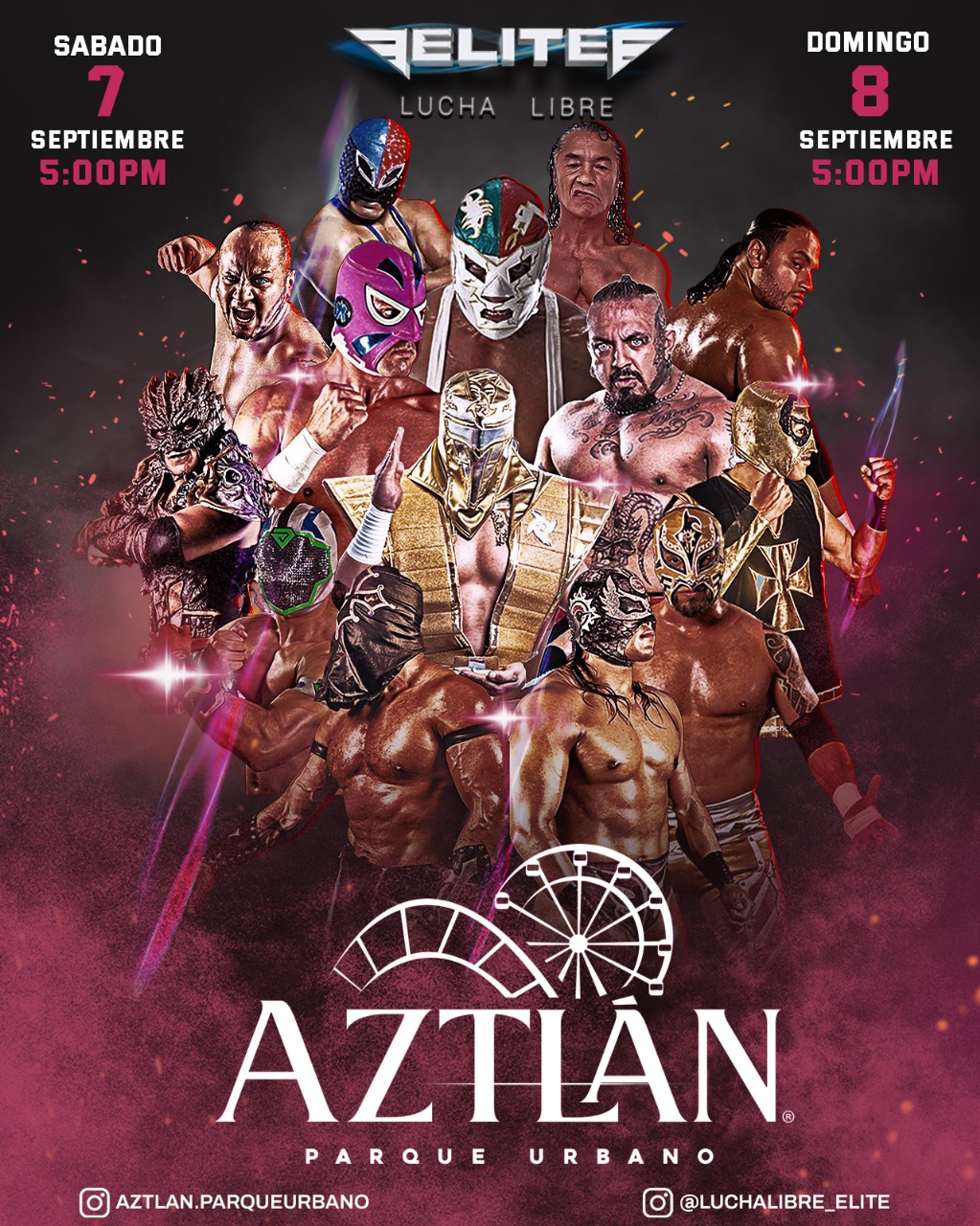 Deportes: AZTLÁN PARQUE URBANO ANUNCIA GRAN ESPECTÁCULO CON LUCHA LIBRE&nbsp;DELITE
