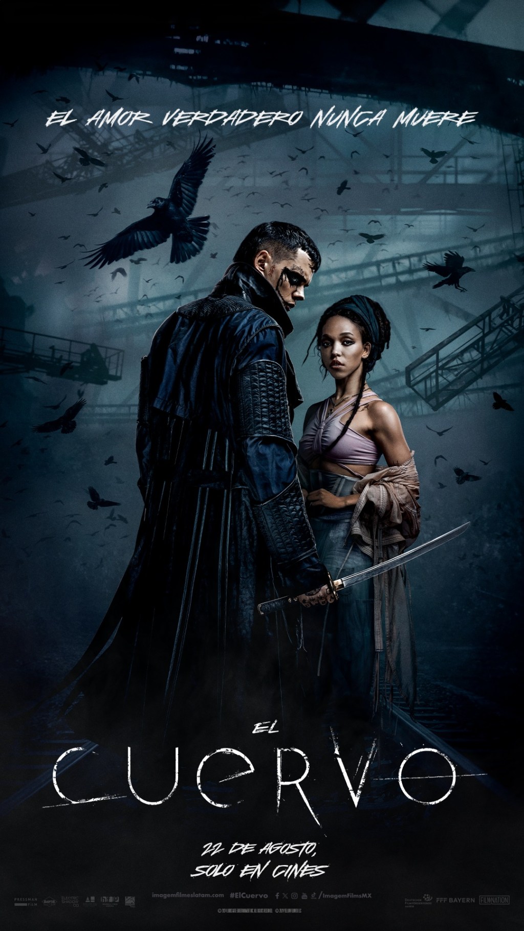 Noticias: ¡EL AMOR VERDADERO NUNCA MUERE! IMAGEM FILMS MX PRESENTA EL NUEVO PÓSTER Y TRÁILER DE EL&nbsp;CUERVO!