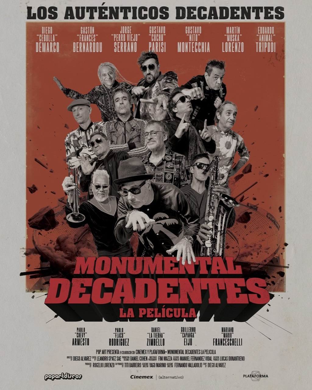Noticias: DISFRUTA EL DEBUT EN CINEMEX DE LOS AUTÉNTICOS DECADENTES EN «MONUMENTAL DECADENTES, LA&nbsp;PELÍCULA»