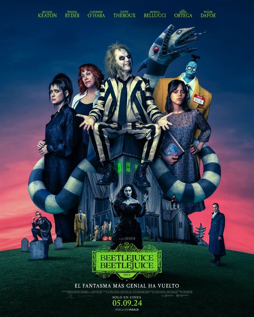 Cine: BEETLEJUICE, BEETLEJUICE,&nbsp;BEETLEJUICE
