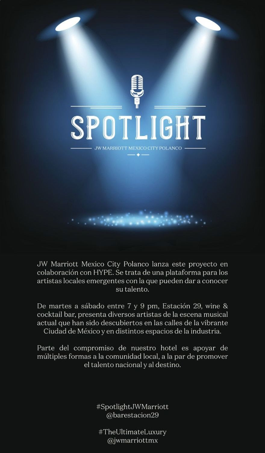 Actualidad: “SPOTLIGHT” ILUMINA LAS NOCHES CON NUEVO TALENTO MUSICAL DE LA CIUDAD DE&nbsp;MÉXICO
