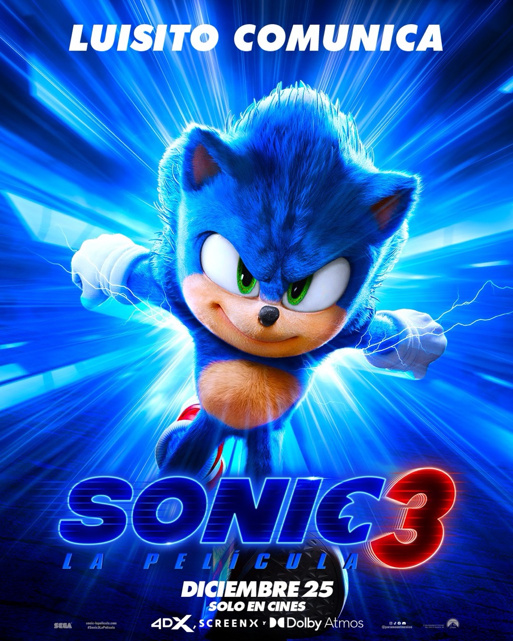 Noticias: SONIC 3 LA PELÍCULA TODA LA PANDILLA YA ESTÁ AQUÍ 