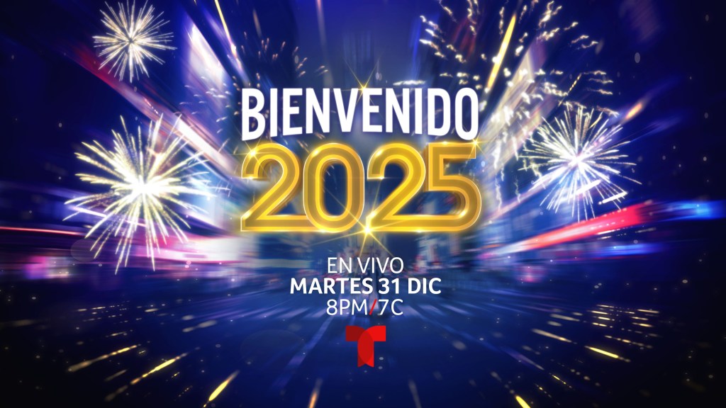 Televisión: ÚNETE A TELEMUNDO PARA RECIBIR EL AÑO NUEVO POR TODO LO ALTO CON BIENVENIDO 2025 ESTE 31 DE DICIEMBRE A LAS&nbsp;8PM/7C