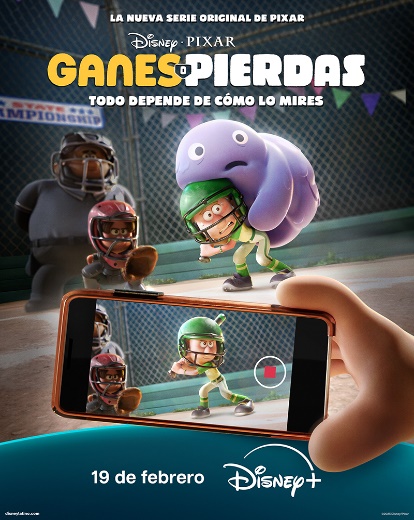 Noticias: YA ESTÁN DISPONIBLES EL TRÁILER Y POSTERS DE «GANES O PIERDAS», LA NUEVA SERIE DE PIXAR ANIMATION STUDIOS QUE ESTRENA EL 19 DE FEBRERO EN DISNEY+