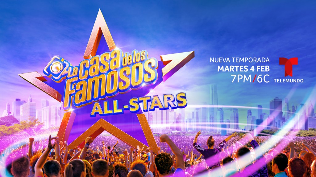 Televisión: LLEGA EL MOMENTO MÁS ESPERADO DE LA TV HISPANA CON EL GRAN ESTRENO DE LA CASA DE LOS FAMOSOS ALL-STARS EN TELEMUNDO EL MARTES, 4 DE FEBRERO A LAS&nbsp;7PM/6C