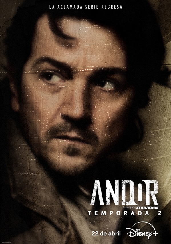 Noticias: DISNEY+ REVELA EL TRÁILER Y PÓSTER DE «ANDOR», LA ACLAMADA SERIE&nbsp;LUCASFILM