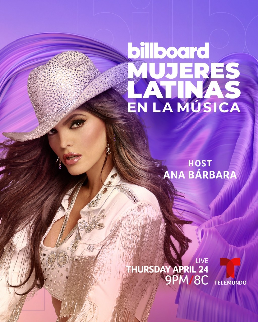 Televisión: LAS ESTRELLAS BRILLARÁN EN LA PRÓXIMA EDICIÓN DE BILLBOARD MUJERES LATINAS EN LA MÚSICA EN VIVO EL 24 DE ABRIL A LAS 9 PM/8C EXCLUSIVAMENTE POR&nbsp;TELEMUNDO