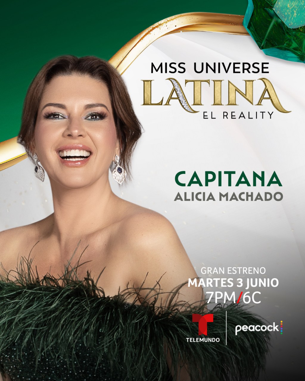 Televisión: LAS EX MISS UNIVERSE®, ALICIA MACHADO Y ZULEYKA RIVERA, SE UNEN A MISS UNIVERSE® LATINA, EL REALITY CON SU GRAN ESTRENO EN VIVO EL MARTES, 3 DE JUNIO A LAS&nbsp;7PM/6C