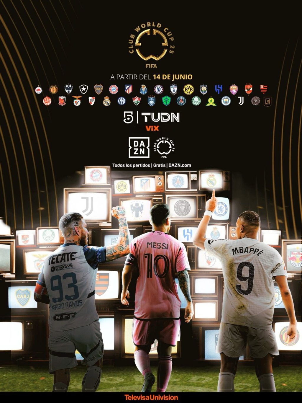 Televisión: TelevisaUnivision Y DAZN CELEBRAN ACUERDO PARA LLEVAR LA COPA MUNDIAL DE CLUBES DE LA FIFA 2025 A&nbsp;MÉXICO