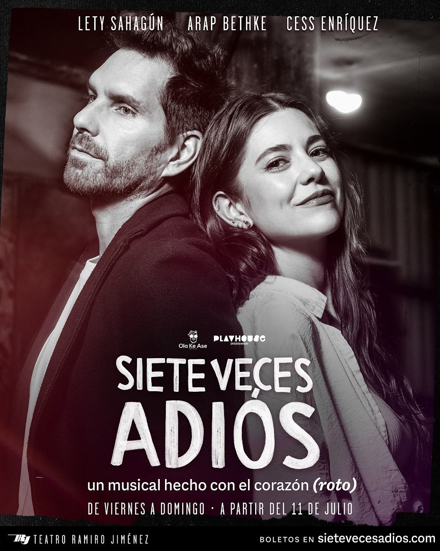 Espectáculos: ARAP BETHKE SE INCORPORA AL ÉXITO TEATRAL «SIETE VECES ADIÓS» COMO&nbsp;PROTAGONISTA