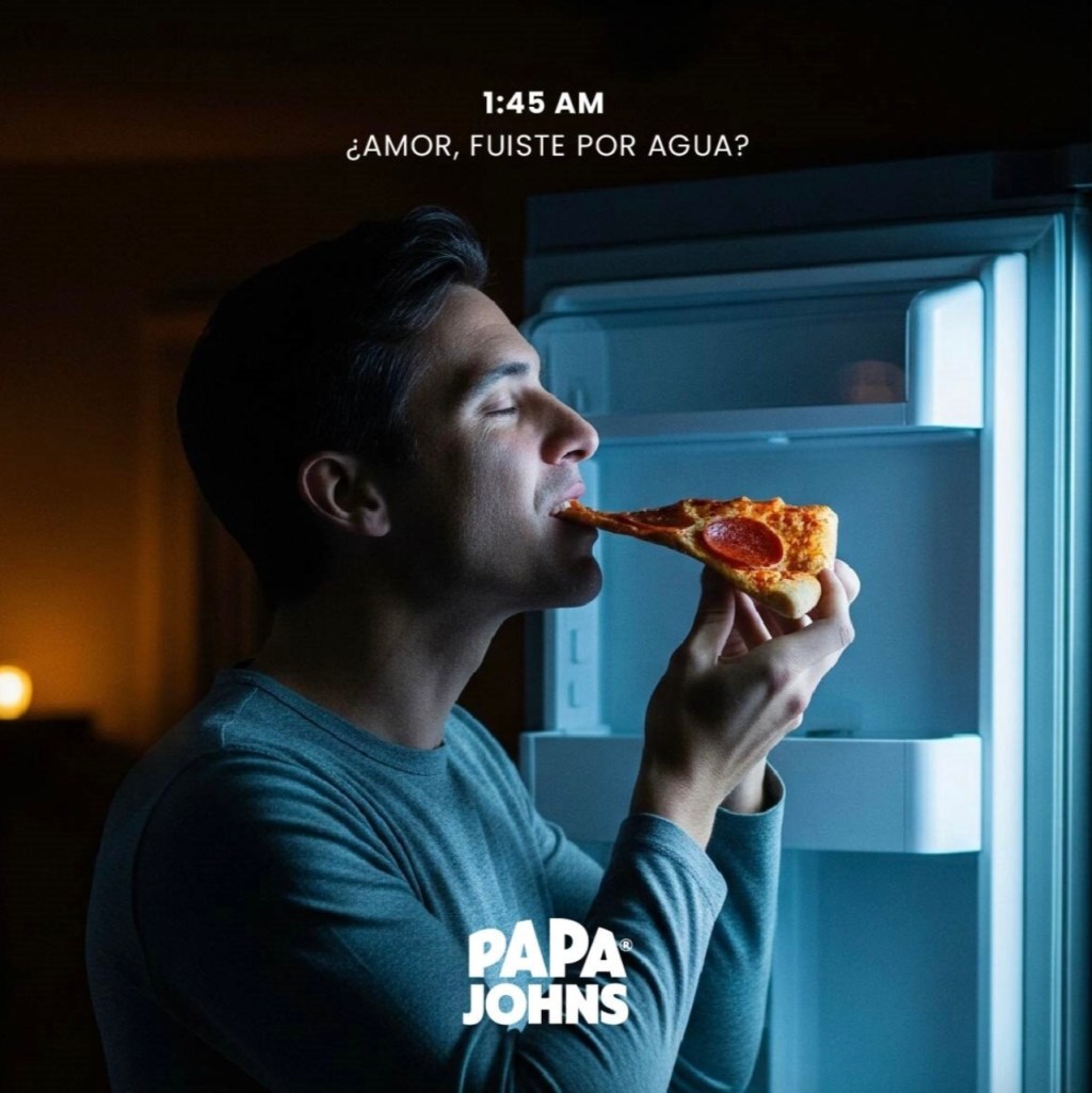 Actualidad: “LATE NIGHT PIZZA LOVE”: LA NUEVA CAMPAÑA DE PAPA JOHNS CREADA POR ALMACÉN MÉXICO 