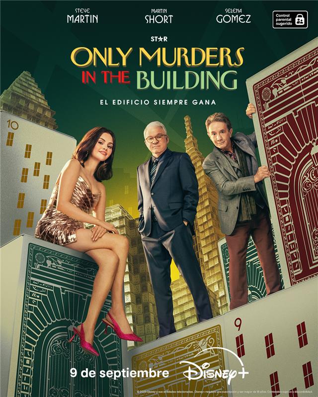 Series: DISNEY+ DEVELA EL NUEVO PÓSTER Y TRÁILER DE LA QUINTA TEMPORADA DE ONLY MURDERS IN THE BUILDING, LA EXITOSA COMEDIA GANADORA DE UN PREMIO EMMY® 