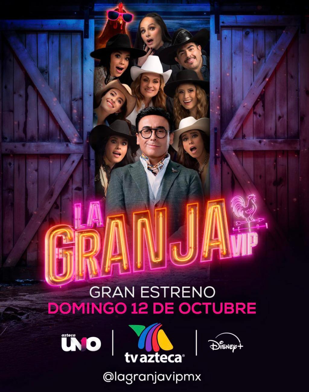 Televisión: LA GRANJA VIP POR TV&nbsp;AZTECA