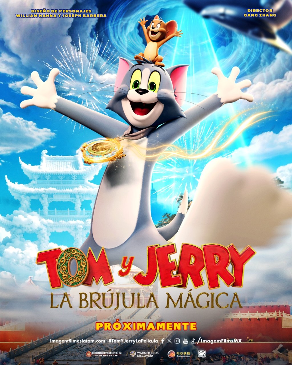 Noticias: IMAGEM FILMS TRAE PARA TI EL PRIMER TEASER Y PÓSTER OFICIAL DE «TOM Y JERRY» : «LA BRÚJULA MÁGICA» ¡NO TE LO&nbsp;PIERDAS!