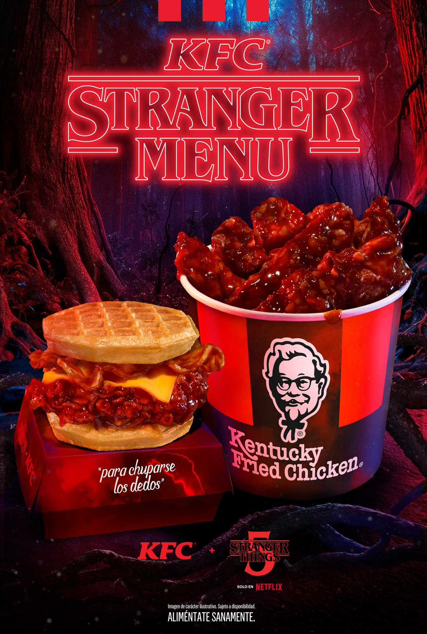 Actualidad: KFC PRESENTA EL “STRANGER MENÚ” EN COLABORACIÓN CON STRANGER&nbsp;THINGS