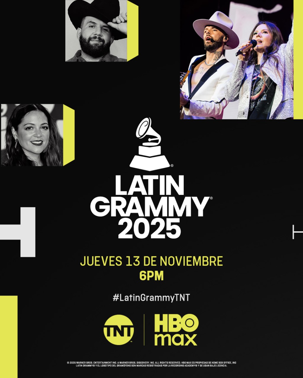 Noticias: LA COMPLETA COBERTURA DEL LATIN GRAMMY COMIENZA EN TNT y HBO MAX CON EL PRE-SHOW PUNTO DE ENCUENTRO, EL JUEVES 13 DE NOVIEMBRE A LAS&nbsp;18:00