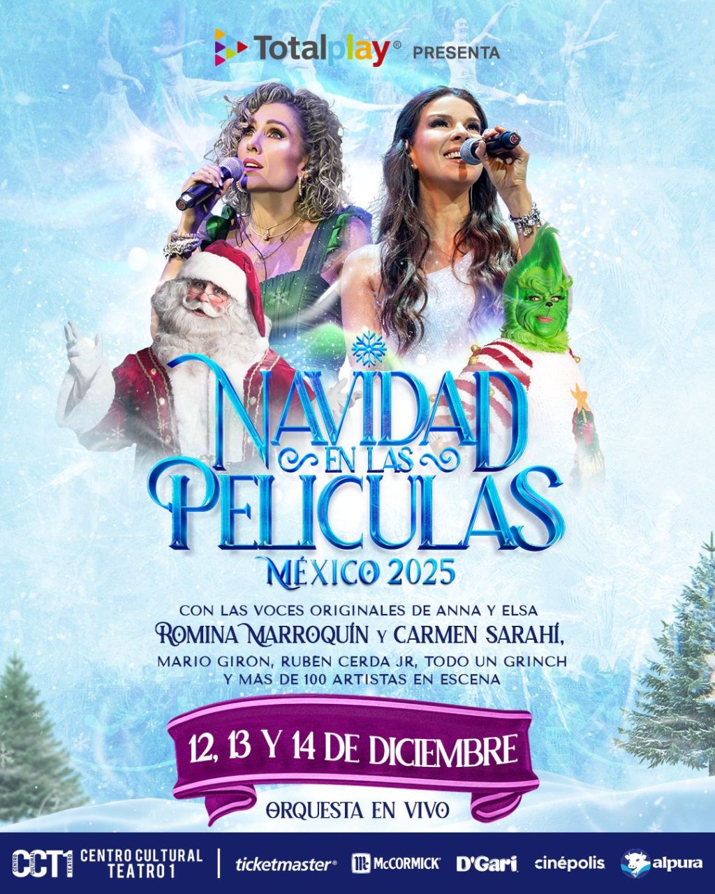 Teatro: «NAVIDAD EN LAS PELÍCULAS» LLEGA PARA ILUMINAR LA TEMPORADA, UN ESPECTÁCULO ÚNICO PARA VIVIR, SENTIR Y&nbsp;RECORDAR