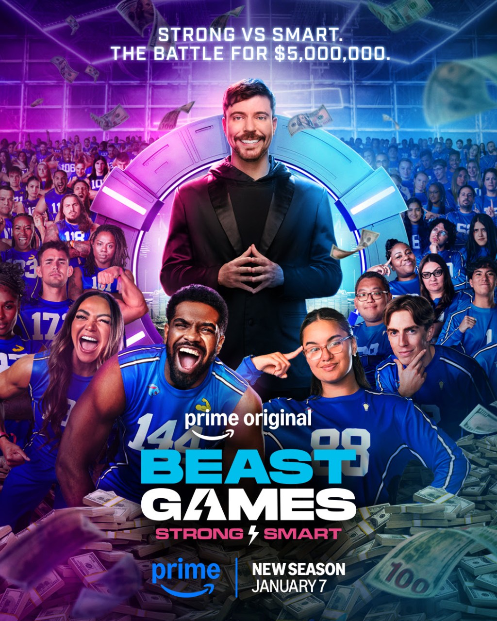 Noticias: PRIME VIDEO LANZA EL TRÁILER DE LA SEGUNDA TEMPORADA DE BEAST GAMES Y REVELA UN ÉPICO CROSSOVER CON&nbsp;SURVIVOR