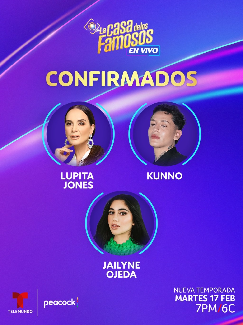 Televisión: ¡PREPÁRATE PARA LO INÉSPERADO! LUPITA JONES SE DESCONECTA DEL MUNDO EXTERIOR PARA ENTRAR A LA CASA DE LOS FAMOSOS, JUNTO A KUNNO Y JAILYNE OJEDA, EN UNA NUEVA TEMPORADA QUE ESTRENA EL MARTES 17 DE FEBRERO A LAS 7pm/6c POR&nbsp;TELEMUNDO