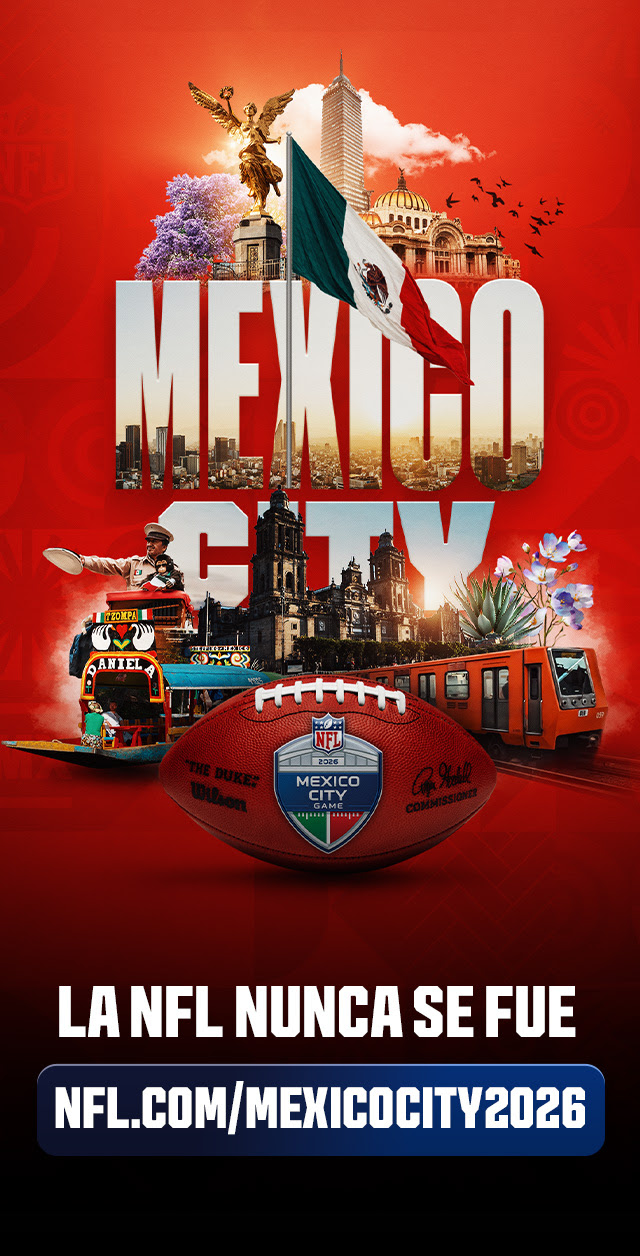 Deportes: LA NFL ANUNCIA EL REGRESO DE PARTIDOS DE TEMPORADA REGULAR A MÉXICO POR VARIOS AÑOS A PARTIR DE&nbsp;2026