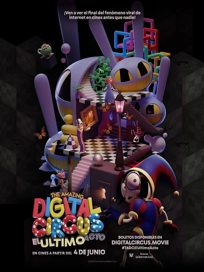 Cine: DE YOUTUBE A LA PANTALLA GRANDE: THE AMAZING DIGITAL CIRCUS LLEGA A&nbsp;CINEMEX